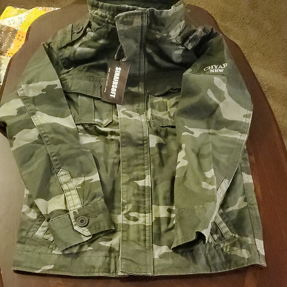 SMITH Kids Green Camo Jacket